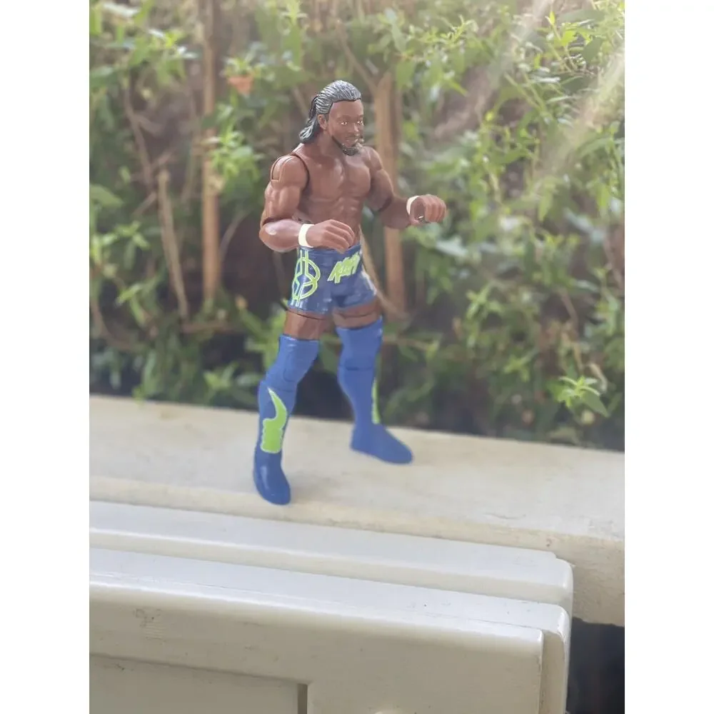 Mattel Kofi Kingston WWE 2013/ 1999 Toy Biz Red Sting Combo